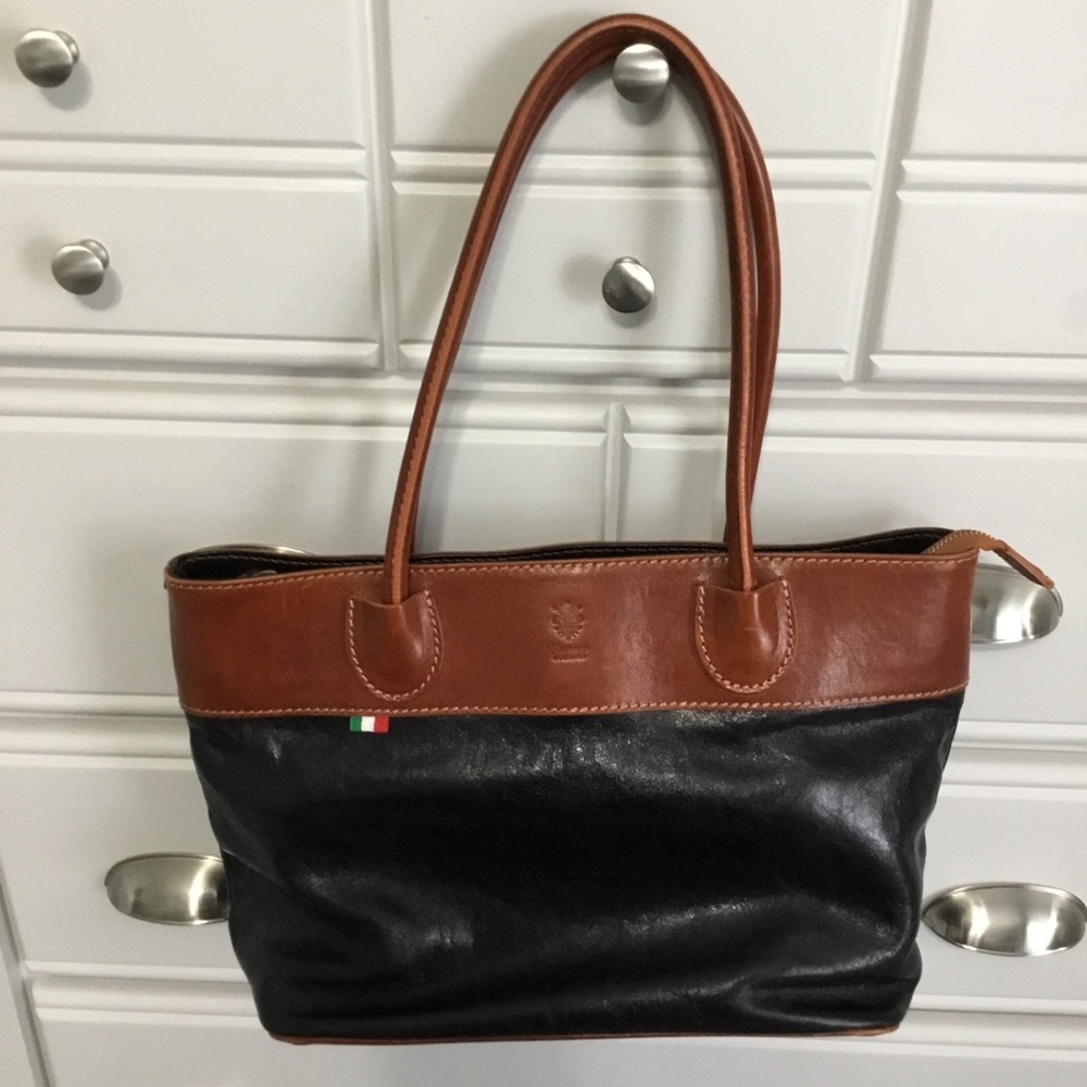 Italian Leather FLORENCE Made in Italy Handbag Shoulder Bag
